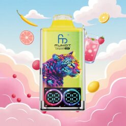 Fumot Leopard 40K Puffs 5% Nicotine Roze Limonade Dubbele mesh-spoel Type-C