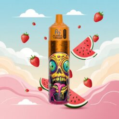 Fumot RandM Tornado 30mL Aardbei Watermeloen LED-scherm