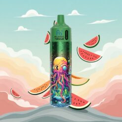 Fumot RandM Tornado 30mL Watermeloen Cantaloupe LED-scherm