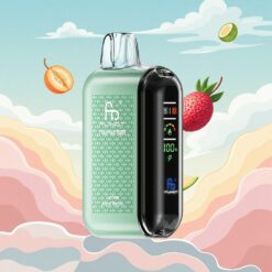 Fumot Tornado 20000 Puffs 20ml Lychee Hami Meloen Dubbele mesh-spoel