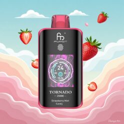 Fumot Tornado 25000 20ml Aardbei Munt Snoep
