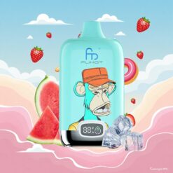 Fumot Tornado Digital Box 12000 MTL Type-C Aardbei Donut