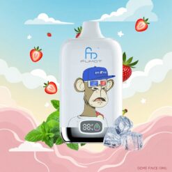 Fumot Tornado Digital Box 12000 Puffs Aardbei Banaan Mesh-spoel