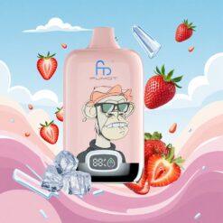 Fumot Tornado Digital Box 12000 Puffs Aardbei Ijs Mesh-spoel Type-C