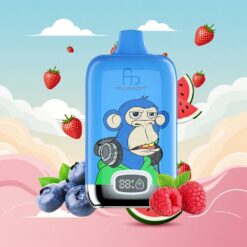 Fumot Tornado Digital Box 12000 Puffs Aardbei Watermeloen Mesh-spoel MTL