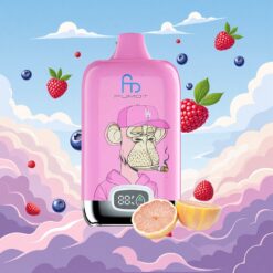 Fumot Tornado Digital Box 12000 Puffs Type-C Bosbes Framboos Wegwerp Vape