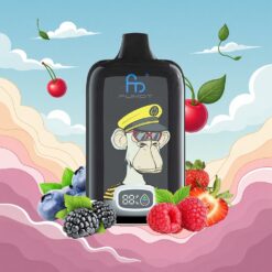 Fumot Tornado Digital Box 12000 Puffs Wegwerp Vape Kers