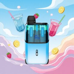 Fumot Ultra T32000 24ml Blauwe Framboos Citroenade - Roze Citroenade