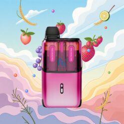 Fumot Ultra T32000 24ml Druiven Regenboog Druppels - Aardbei Regenboog Druppels